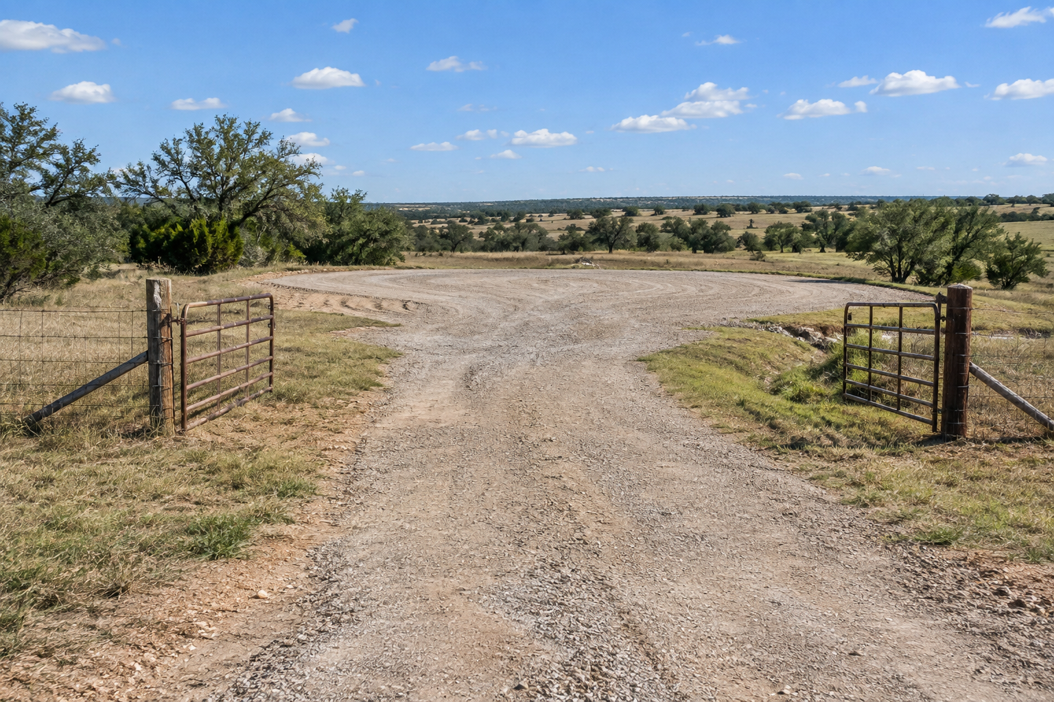 Archer County, Texas Property Access and Drilling Pad Stable rural access and drilling pad on Archer County, Texas acreage