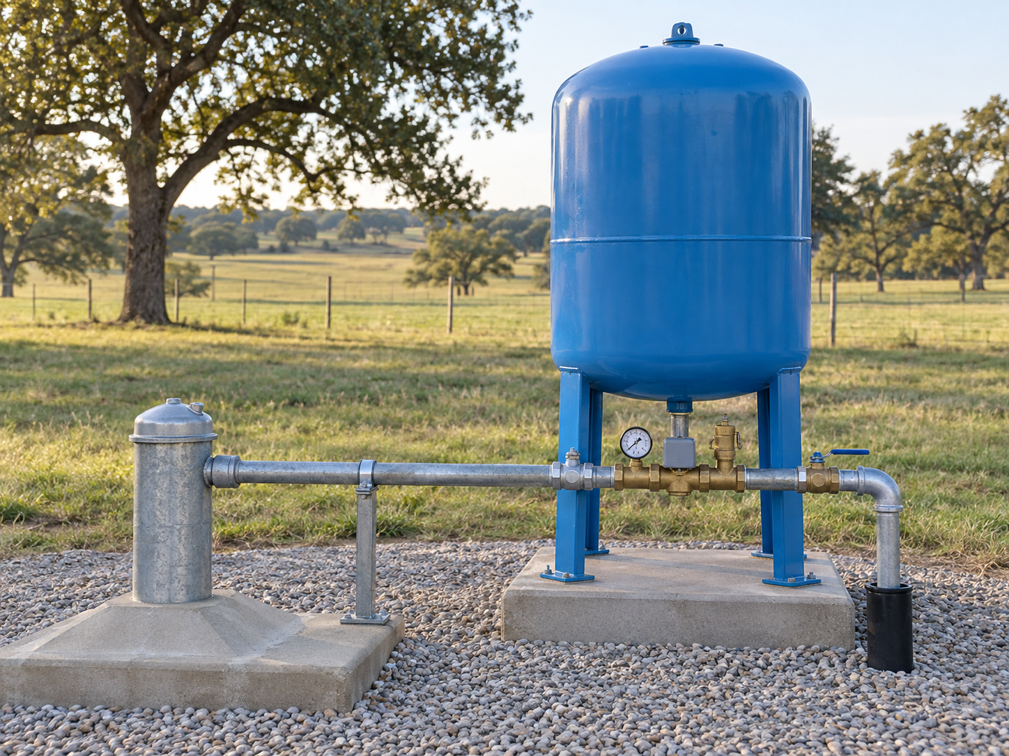 Robertson County Water Wellhead and Pressure System