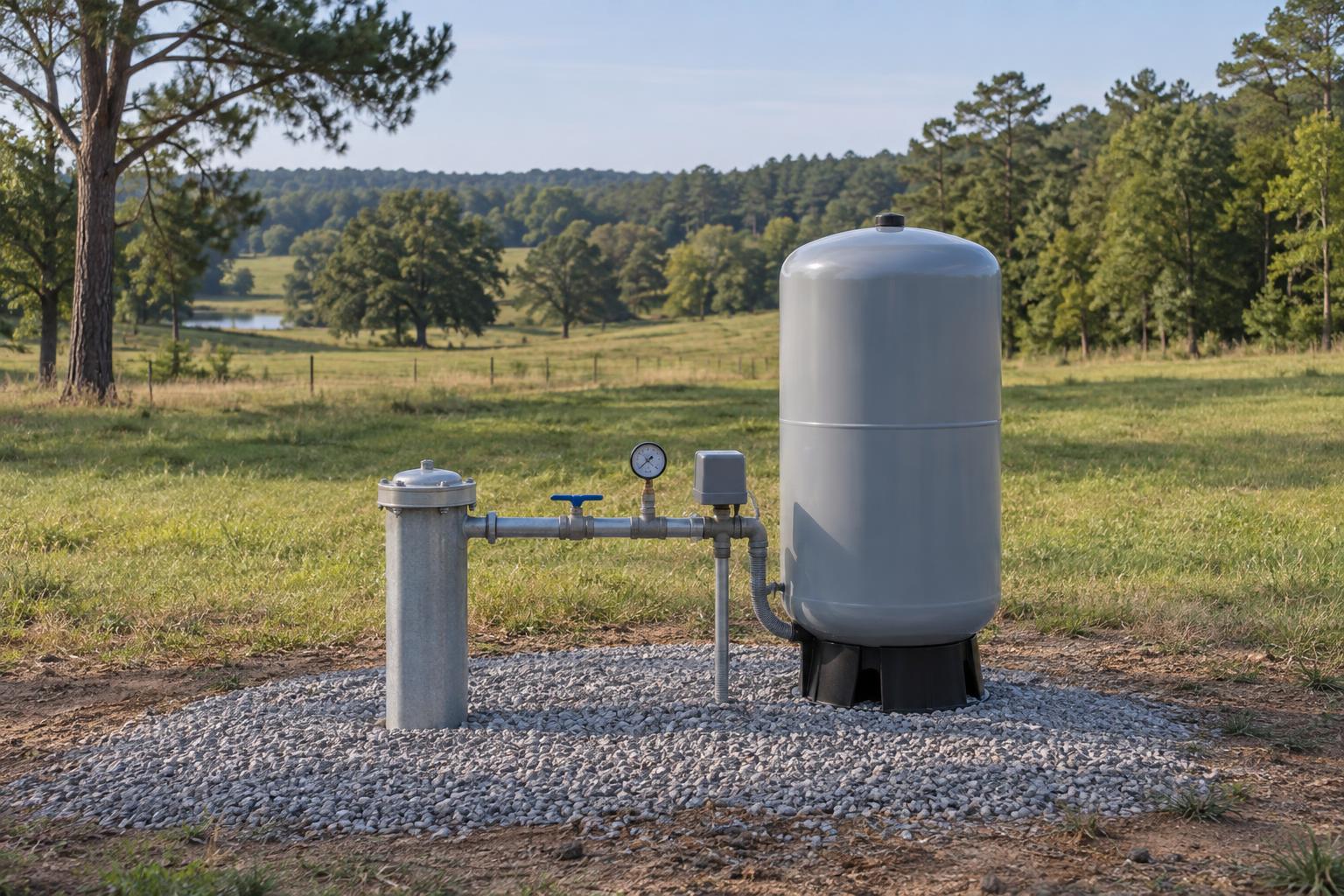 Van Zandt County Water Wellhead and Pressure System