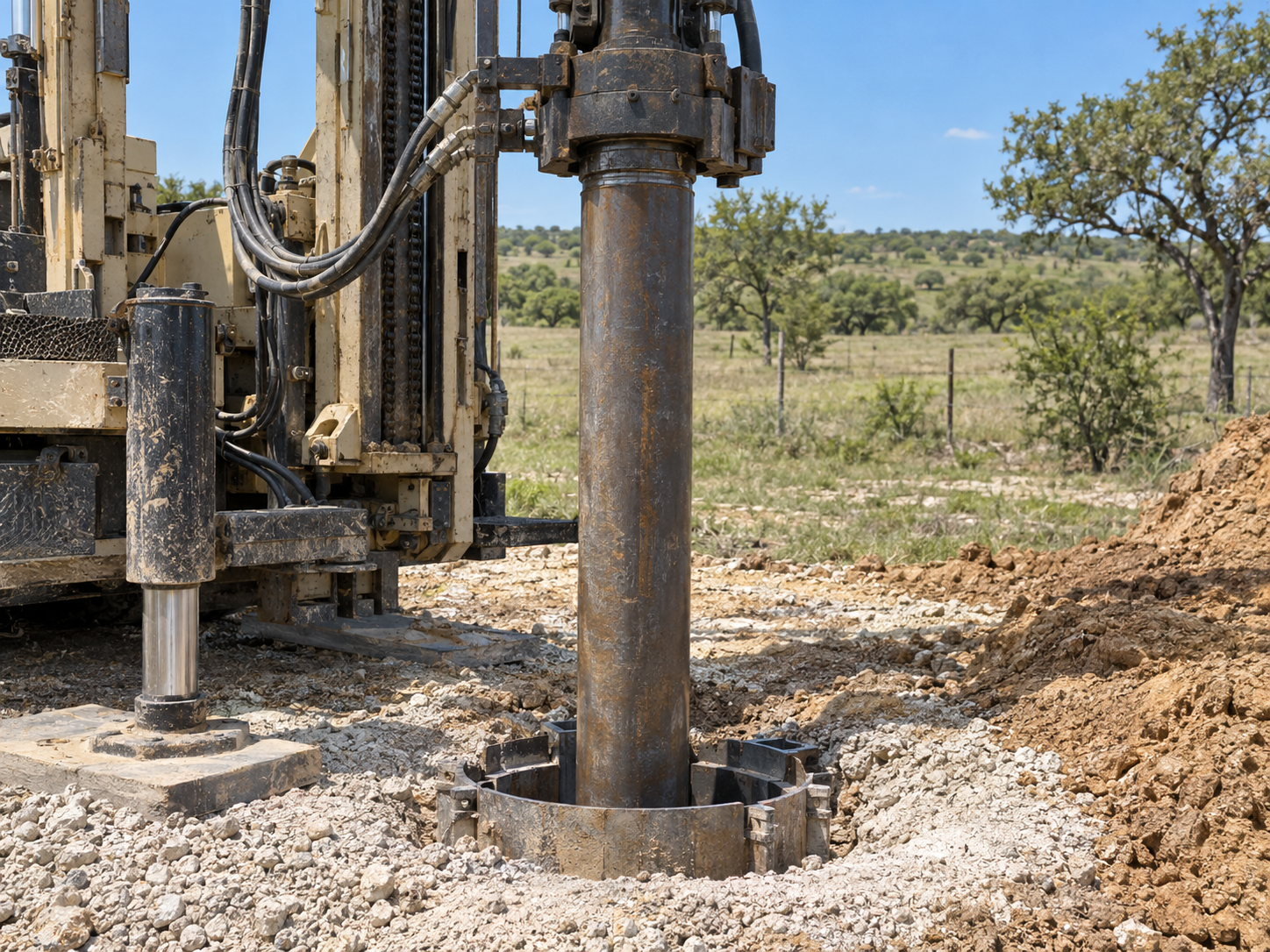 Montague County Water Well Casing Installation
