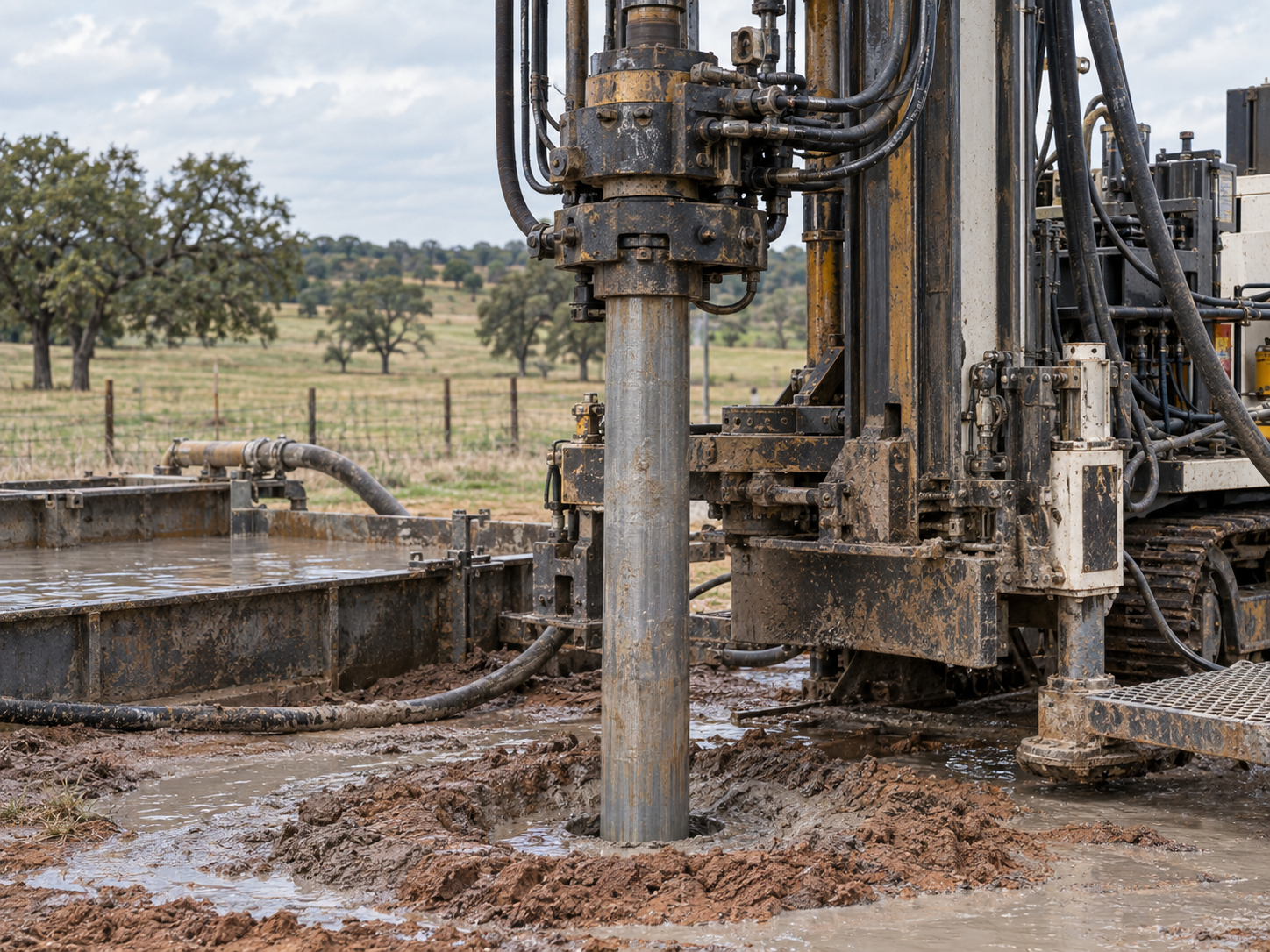 Robertson County Water Well Casing Installation