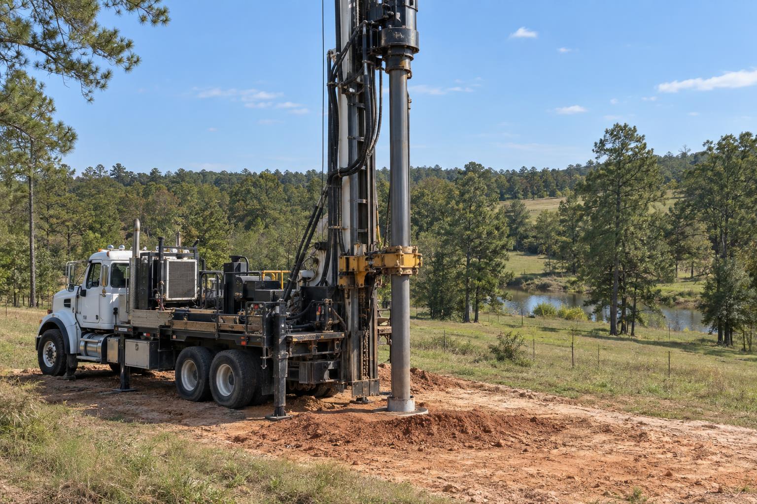 Van Zandt County Water Well Casing Installation