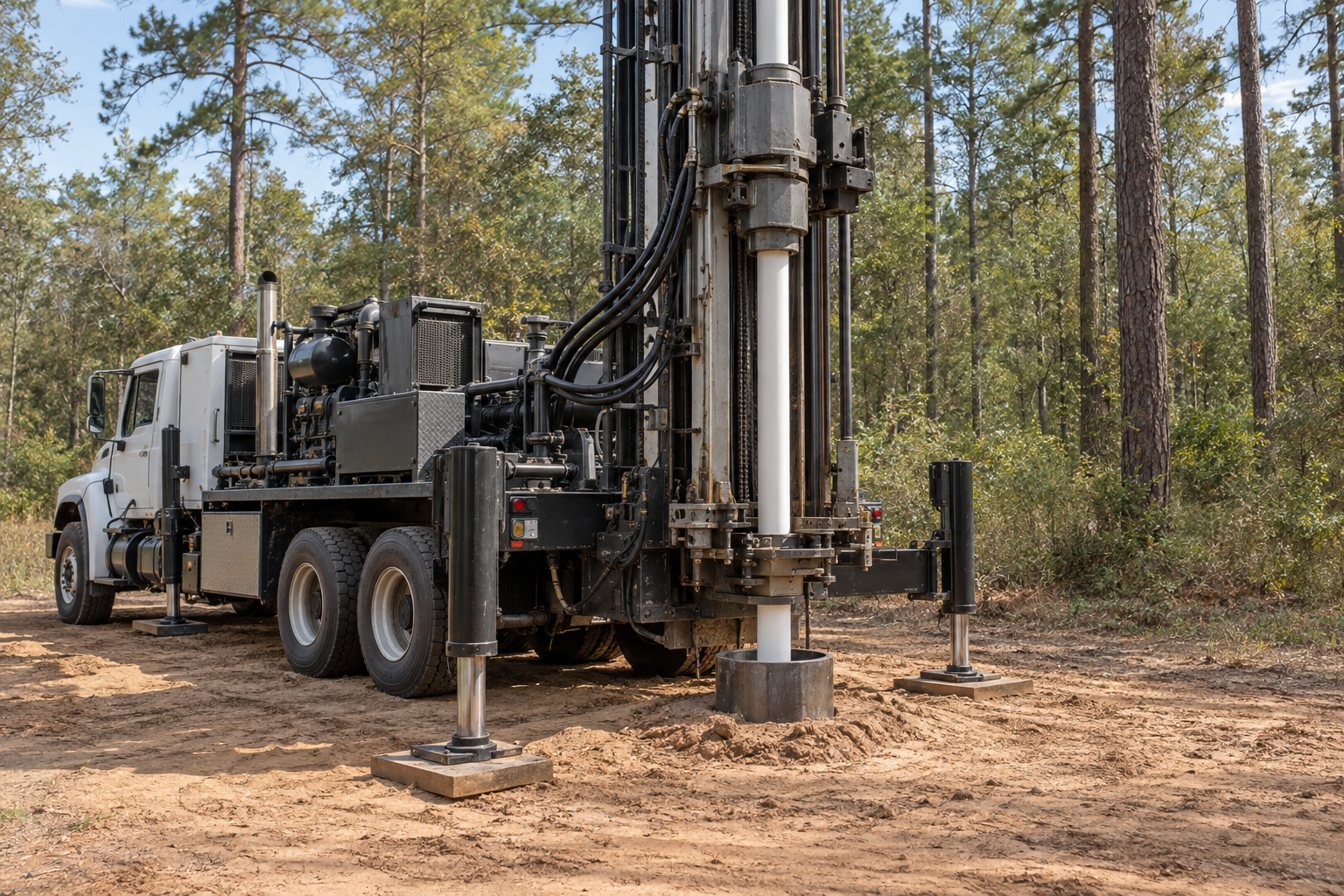 Tyler County Water Well Casing Installation