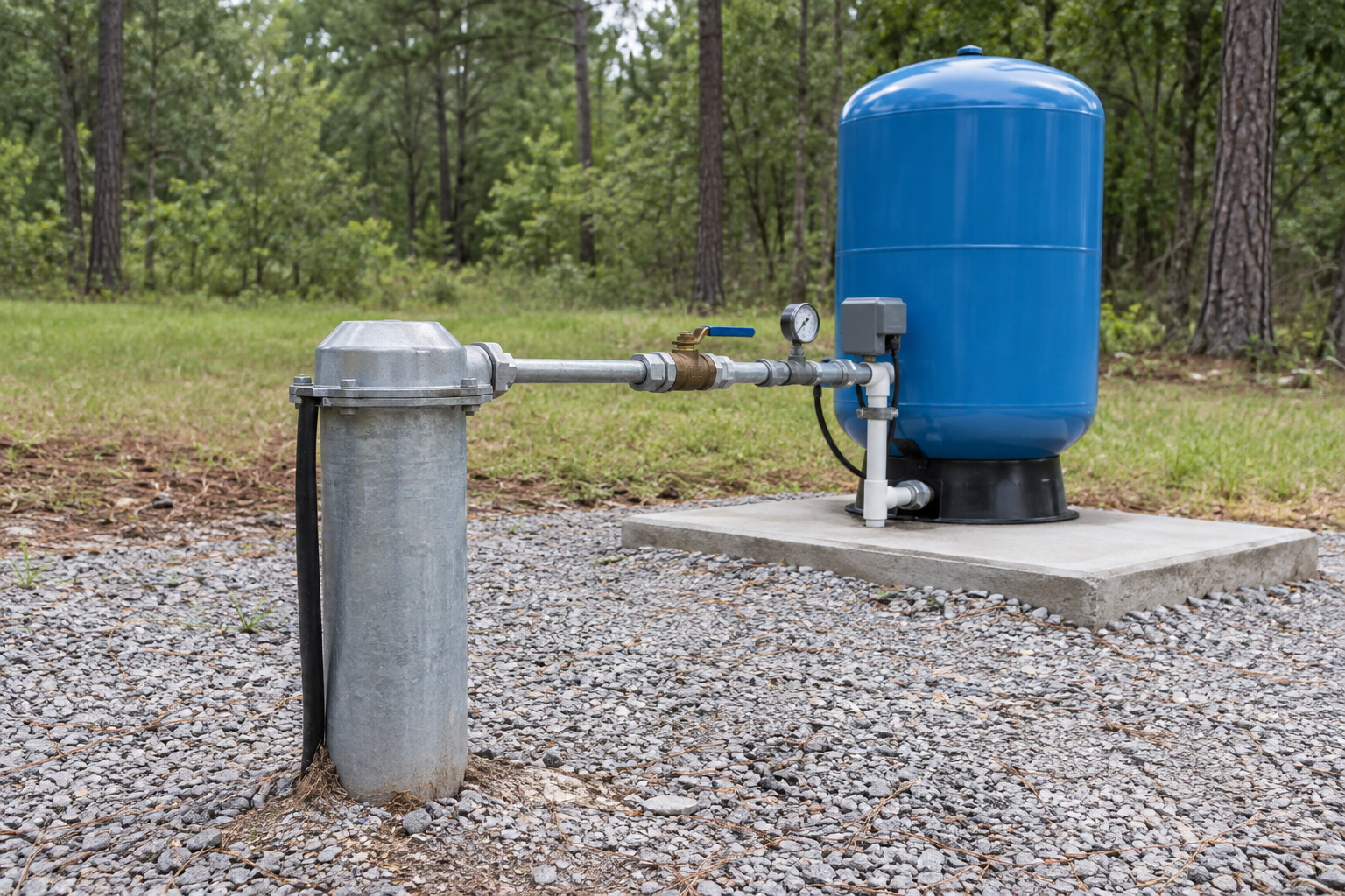 Angelina County, Texas sanitary private-well pressure system Sanitary private-well pressure system in Angelina County, Texas