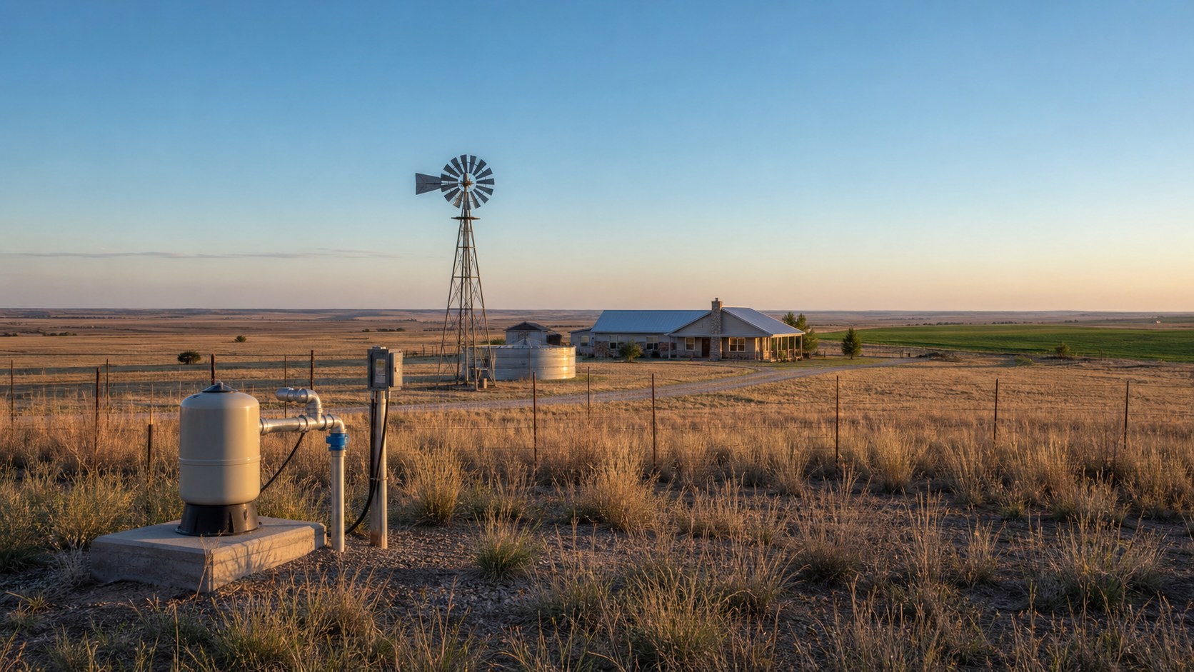 Ogallala Aquifer Texas High Plains private well property Ogallala Aquifer Texas High Plains private well and ranch property