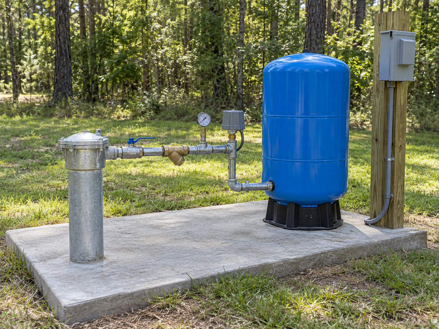 Panola County Water Wellhead and Pressure System Panola County Water Wellhead and Pressure System
