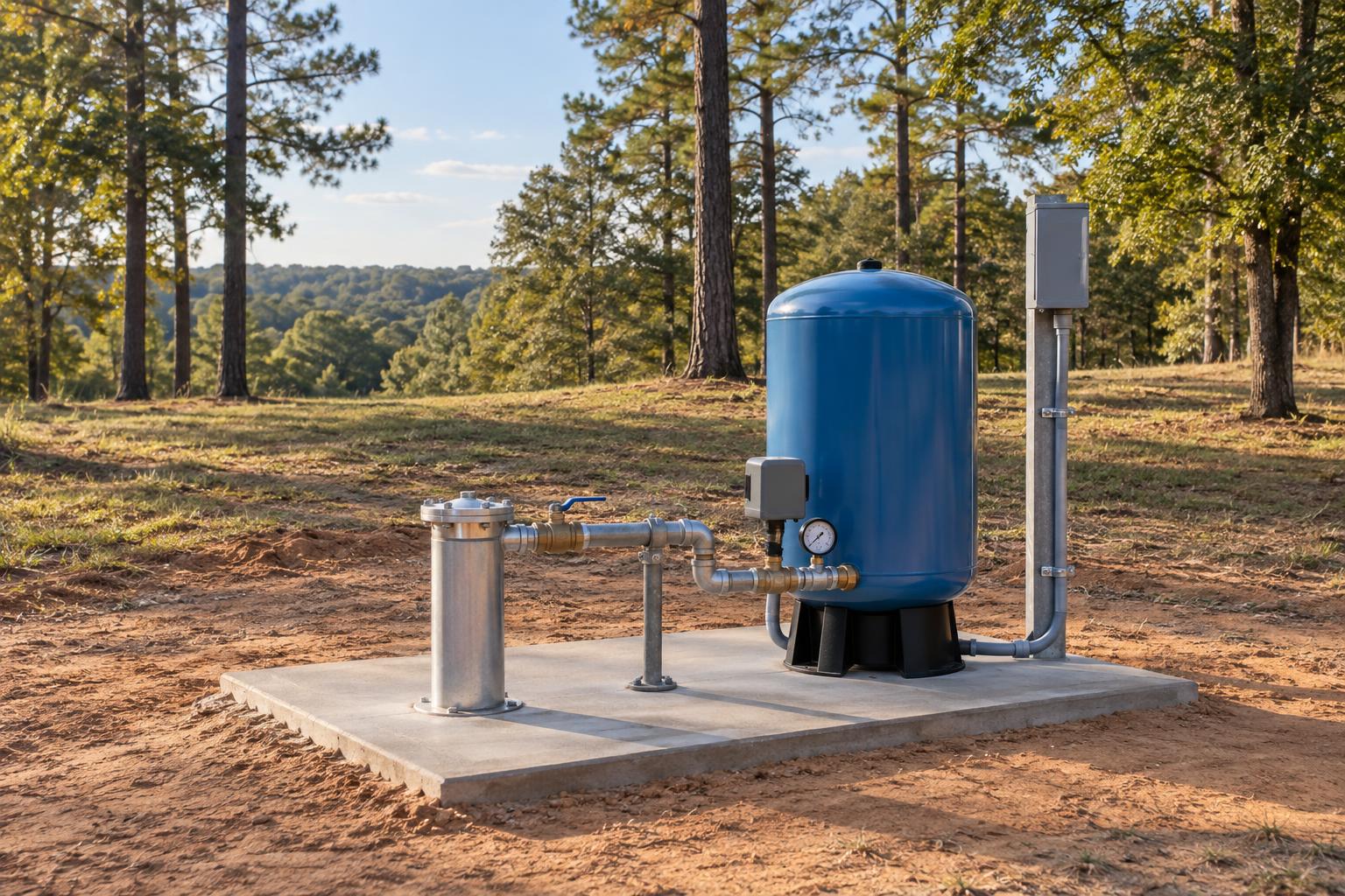 Trinity County Water Wellhead and Pressure System
