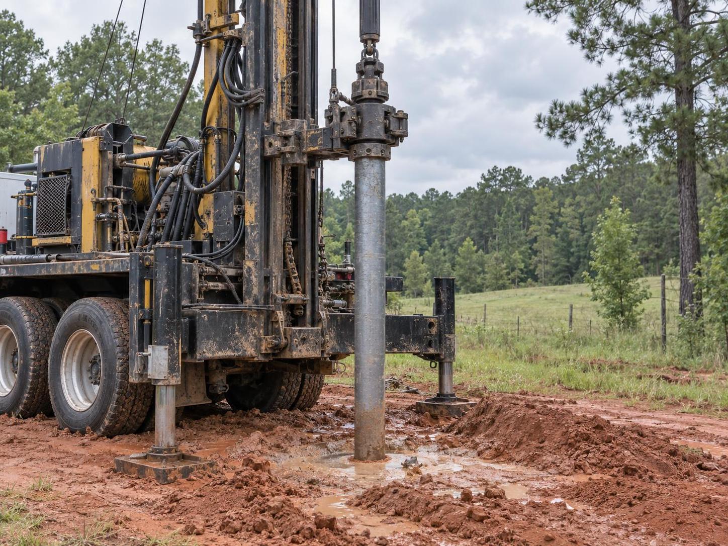 Rusk County Water Well Casing Installation