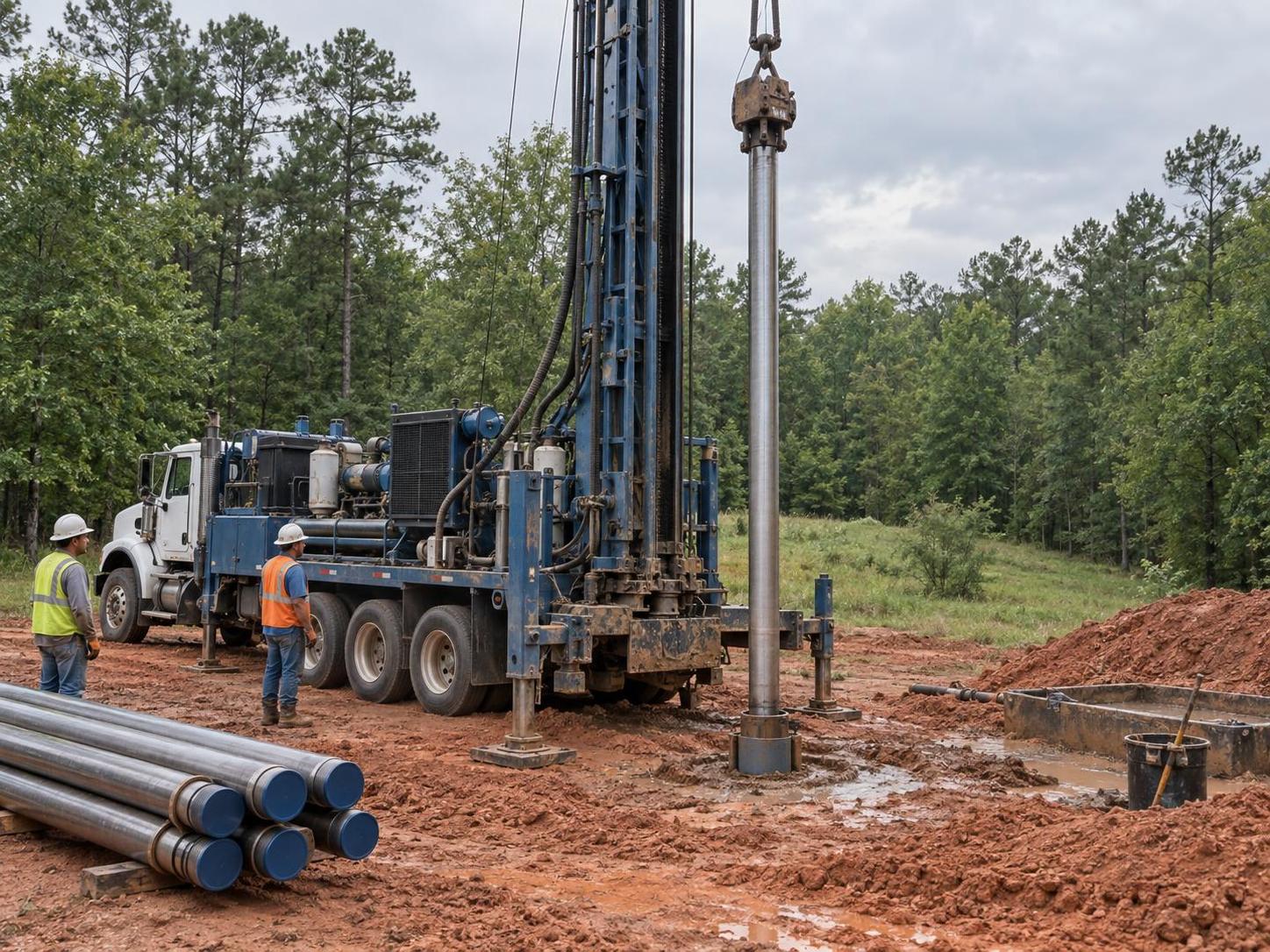 Sabine County Water Well Casing Installation Sabine County Water Well Casing Installation
