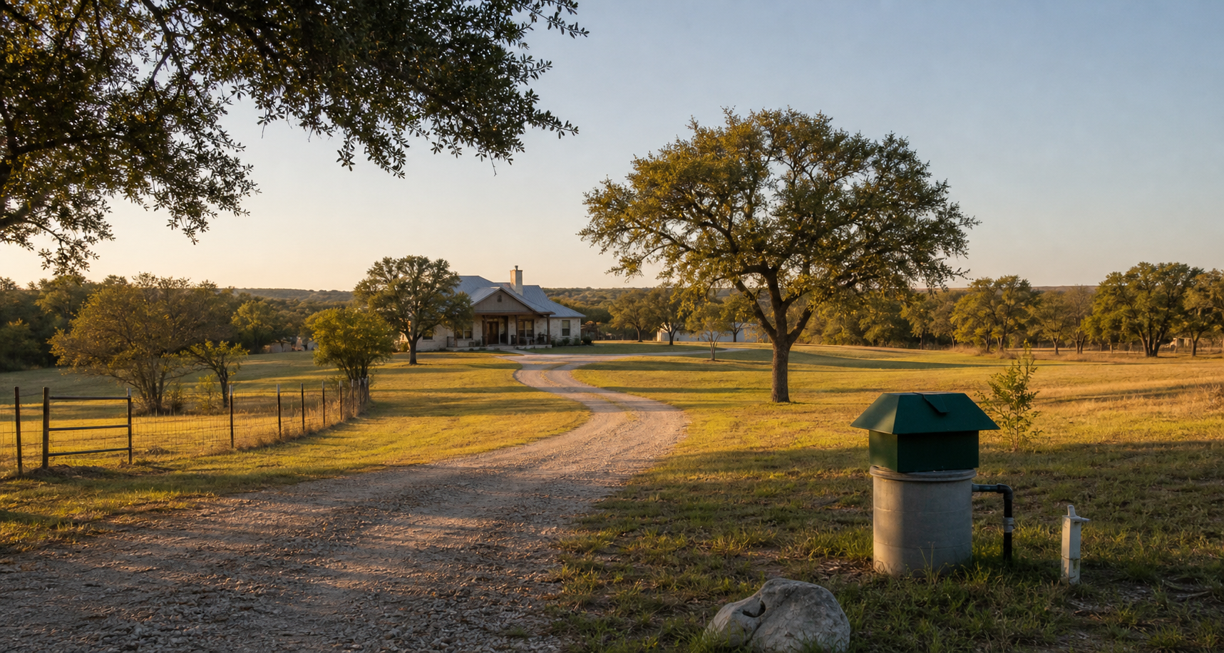 Caldwell County Texas Lockhart and Luling acreage homesite with private well planning context