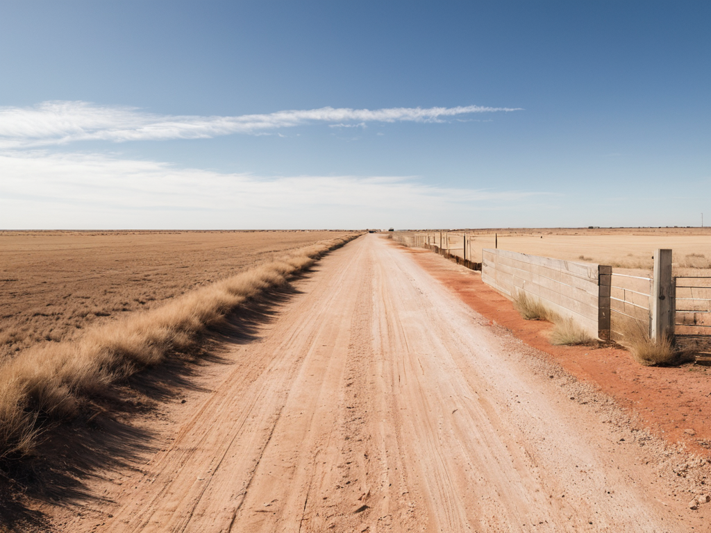 Property access and staging for a Lubbock County drilling quote Broad caliche access lane and open rural entrance for Lubbock County equipment-access planning