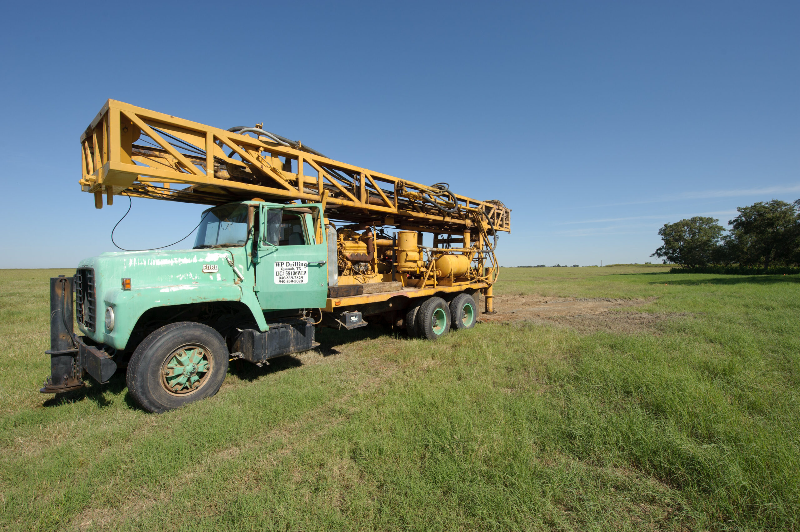 Planning visual for water well drilling Falls County Texas property owners in Falls County, Texas